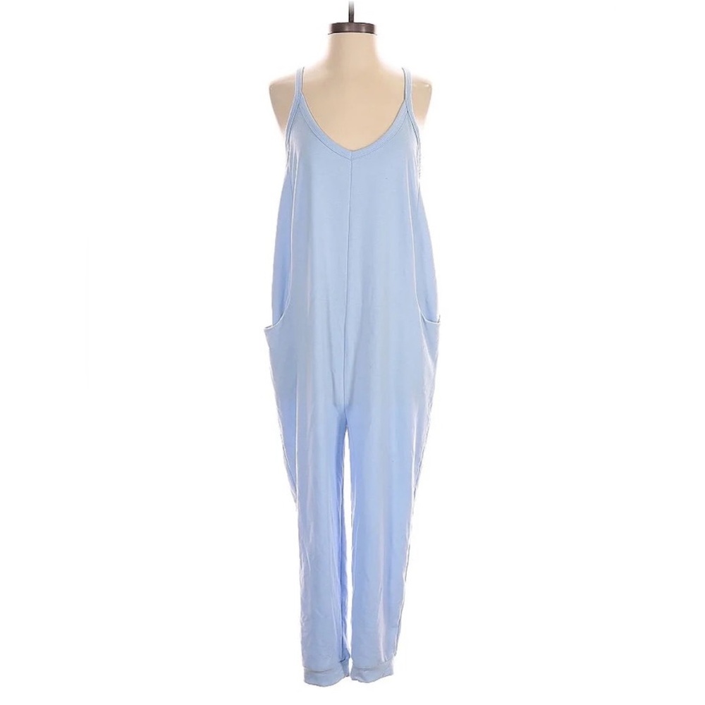 Sincerely Jules Light Blue Casual Jumpsuit